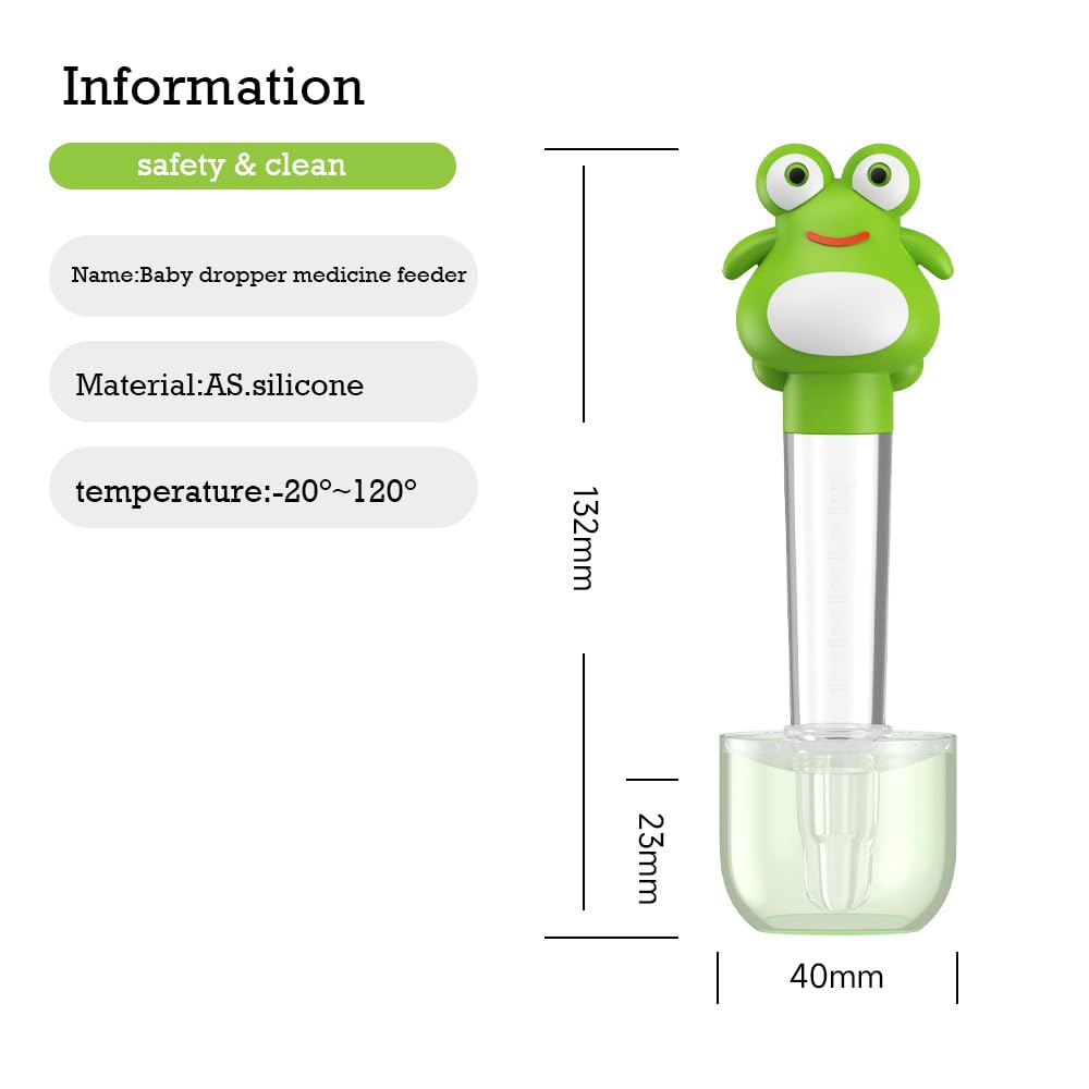 THE LITTLE LOOKERS Silicone Baby Medicine Dropper/Dispenser