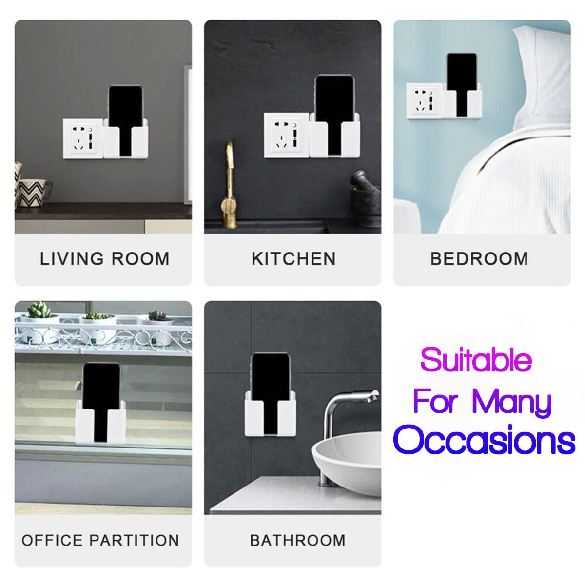 Mobile Phone Charging Stand, Storage Holder, Bedside Fixed Rack