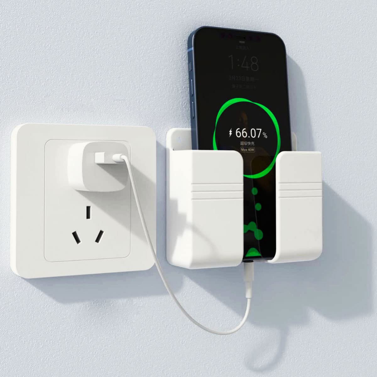 Mobile Phone Charging Stand, Storage Holder, Bedside Fixed Rack