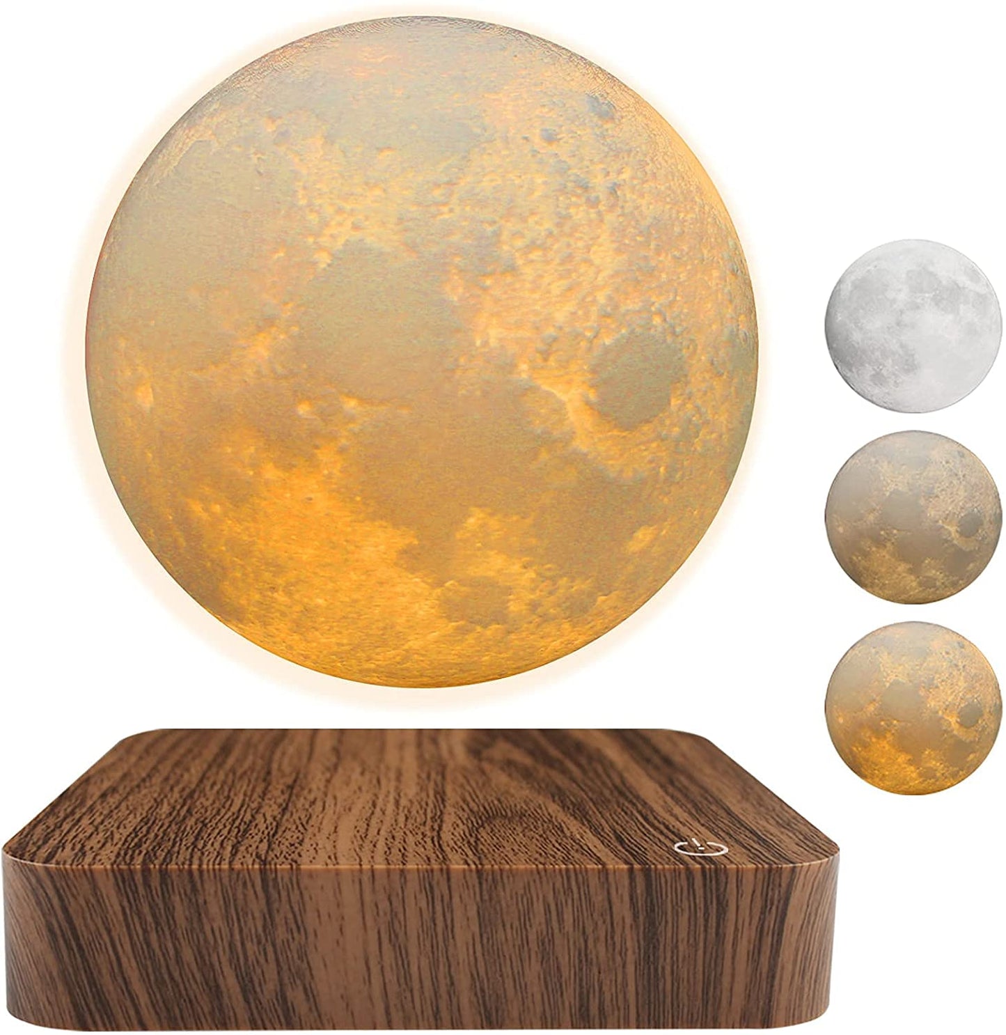 Citaaz Levitating Moon Lamp Moon Light - Magnetic Floating Moon Lamp Spinning Luna Night Light with 3 Color Modes