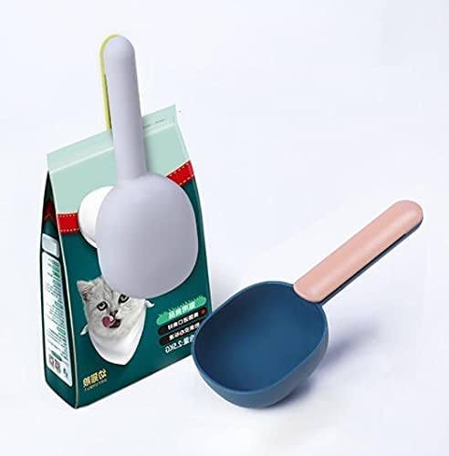 Multi Function Scoop for Kitchen Rice Flour Grocery Spoon with Sealing Clip