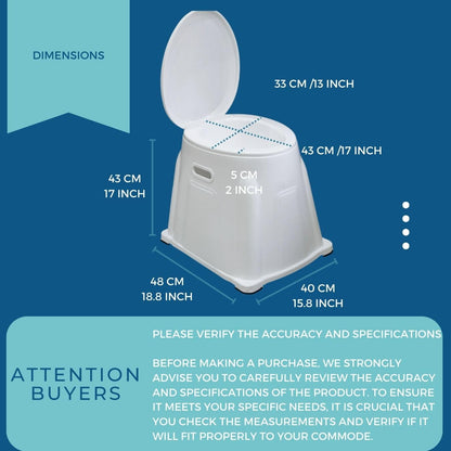 Heavy Duty Portable Indian Toilet To Western Convertor