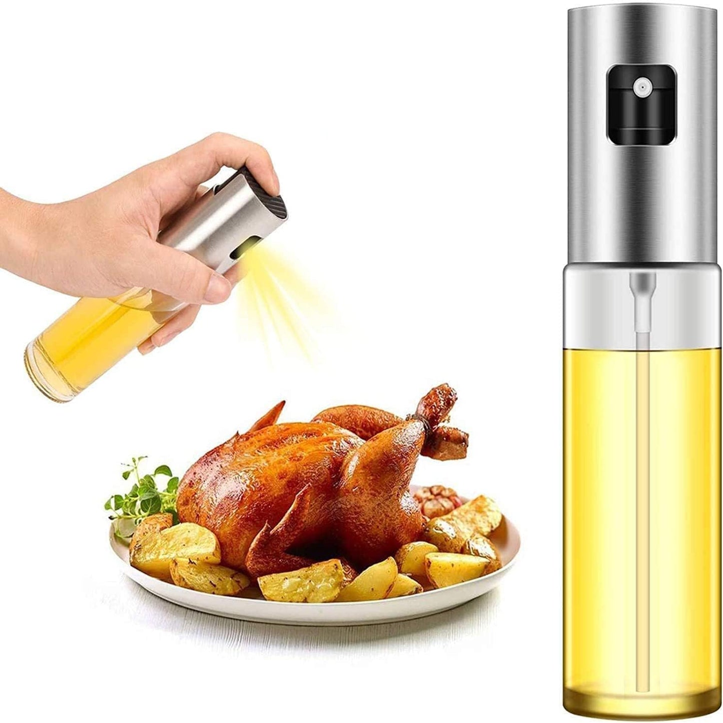 Glass oil Spray Dispenser Cooking 200ml